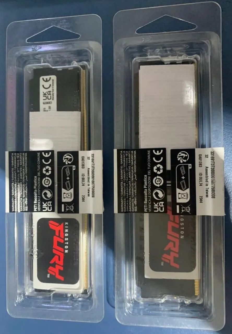 Memoria Ram DDR5 64GB 6000MHz Kingston Fury Beast, (32GBx2), CL40, Intel, AMD, Preto, PC - Foto 6