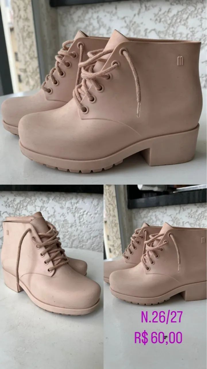 Bota Melissa Infantil - Tamanho 26/27