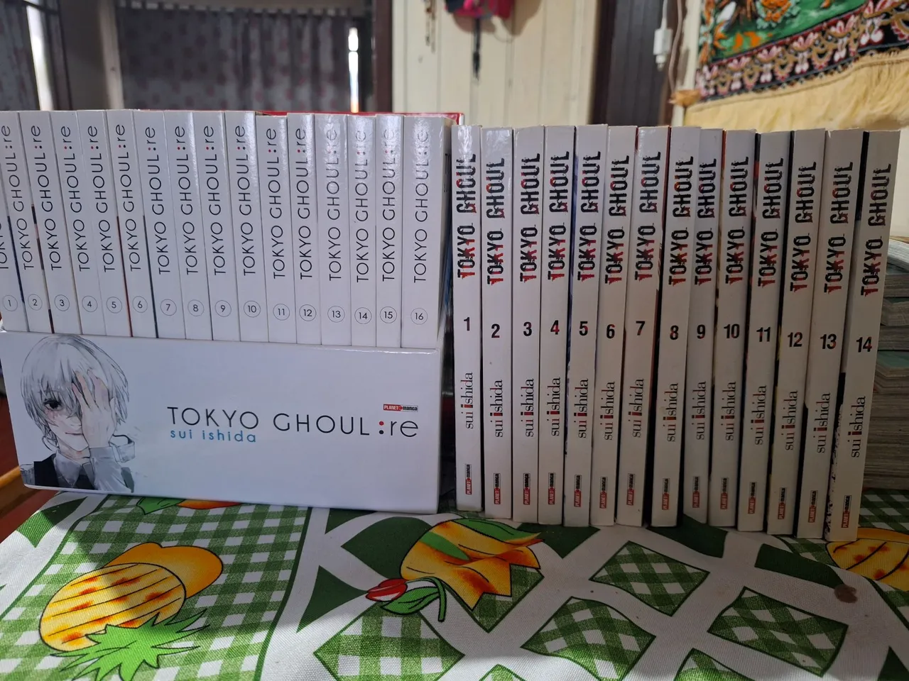 Coleção mangá tokyo ghol e tokyo ghoul re completo