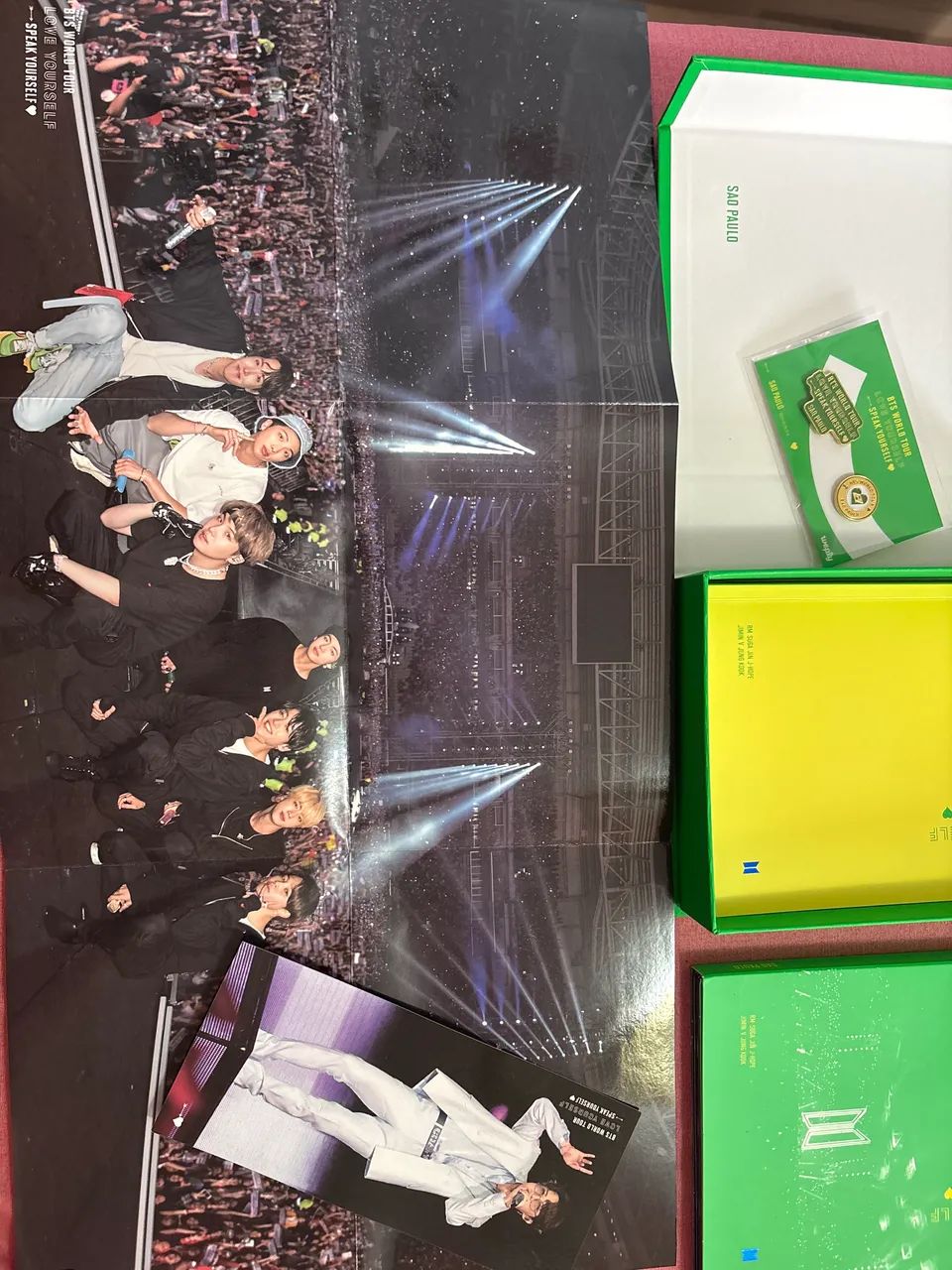 RARO] Box INTACTO CD DVD BTS World Tour: Love Speak Yourself - São