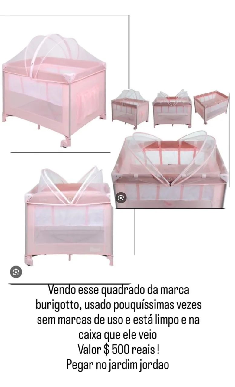 Berço Burigotto - Usado pouquíssimas vezes