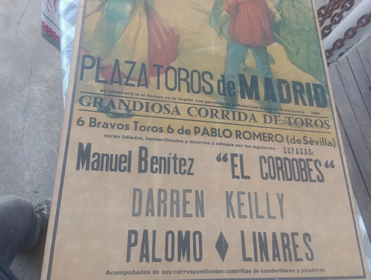 Cartaz de tourada de Madri... - Foto 2