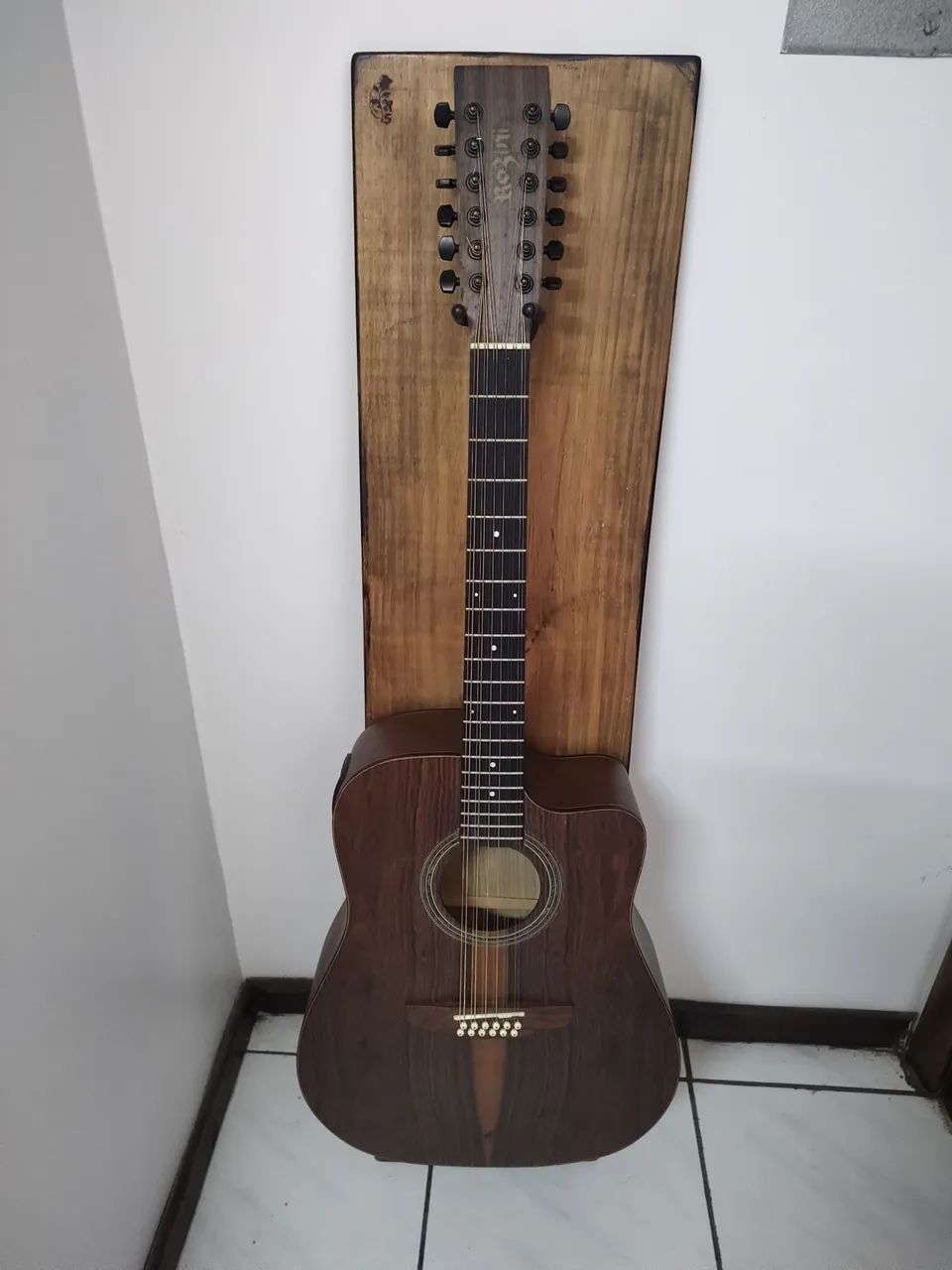 Violão Rozini 12 Cordas Presença Brasil Folk RX415 A.T.F.CT