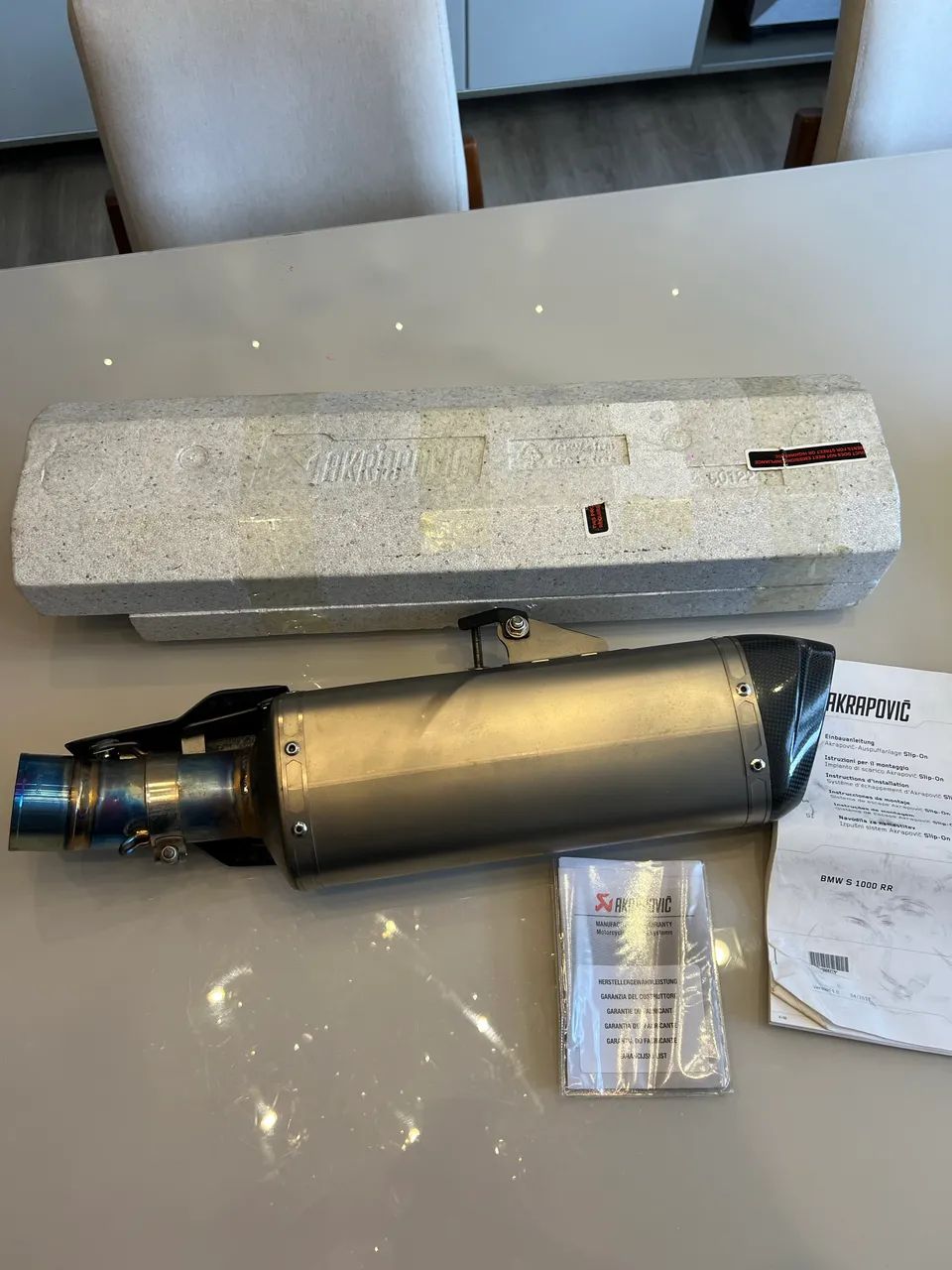 Ponteira Longa Akrapovic Bmw S1000RR 2020/2026 - Foto 5