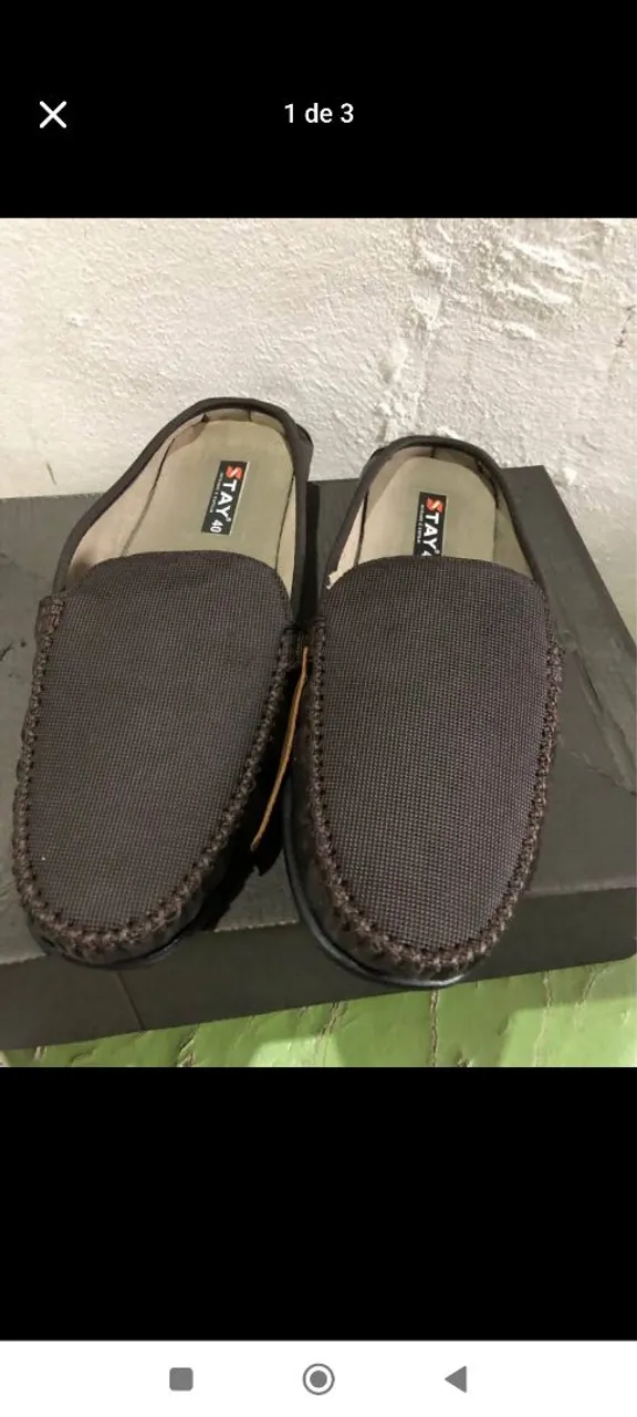 Mocassim sapatilha pont 40