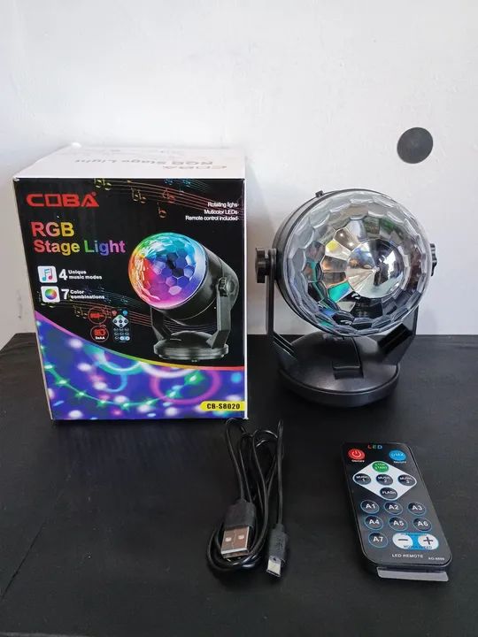 Iluminação de Palco RGB com Controle Remoto / SUPER PROMOÇÃO  - Foto 3