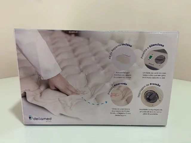 Colchão Pneumático para Tratamento de Escaras até 135 Kg Air Plus Dellamed - Foto 4