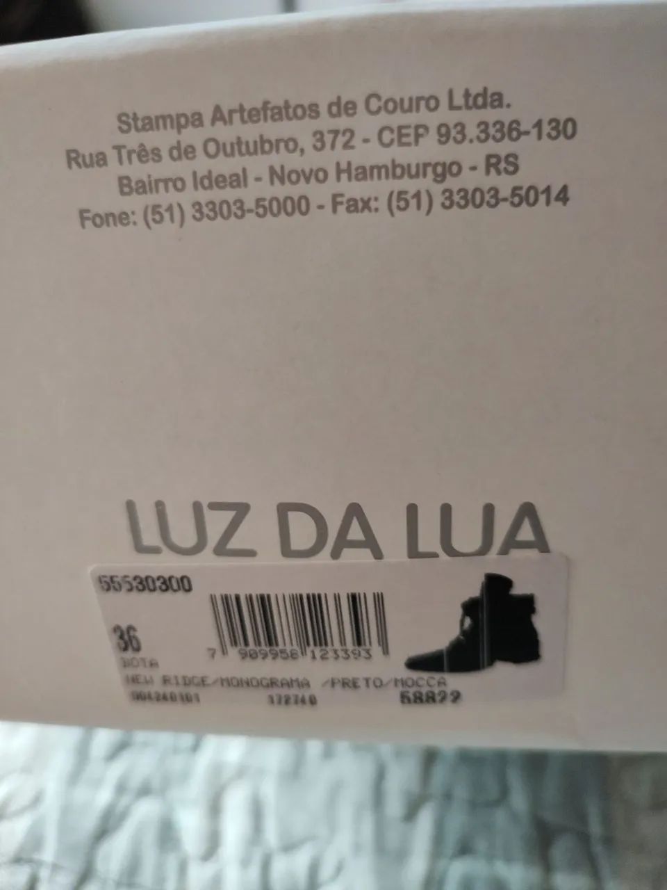 Bota luz da lua em couro  - Foto 5
