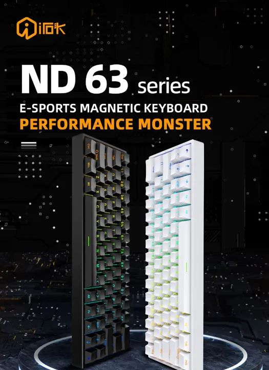 Teclado magnético ND63 NOVO PRONTA ENTREGA!