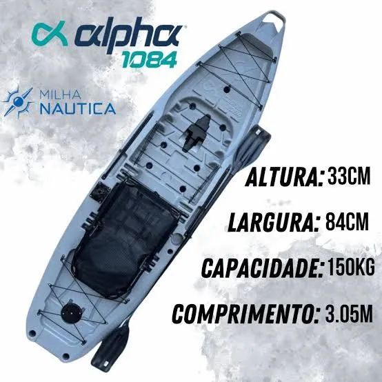 Caiaque Alpha cinza ( oportunidade )