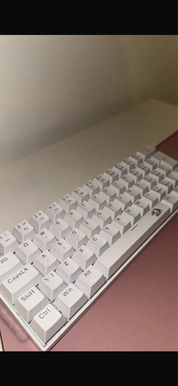 Teclado Mecânico Branco Redragon (Tem Led)