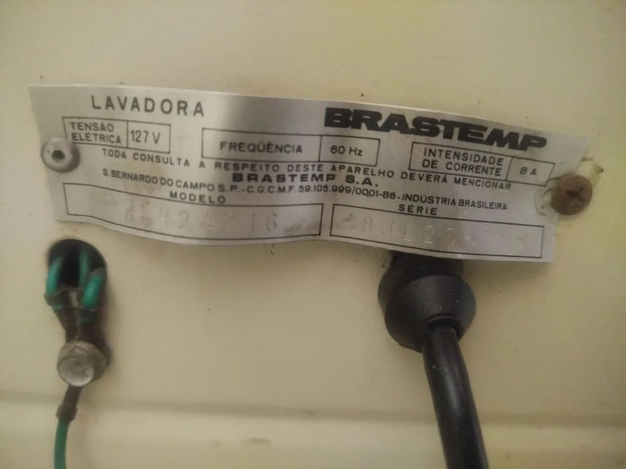 Máquina de lavar antiga Brastemp anos 90 - Foto 6