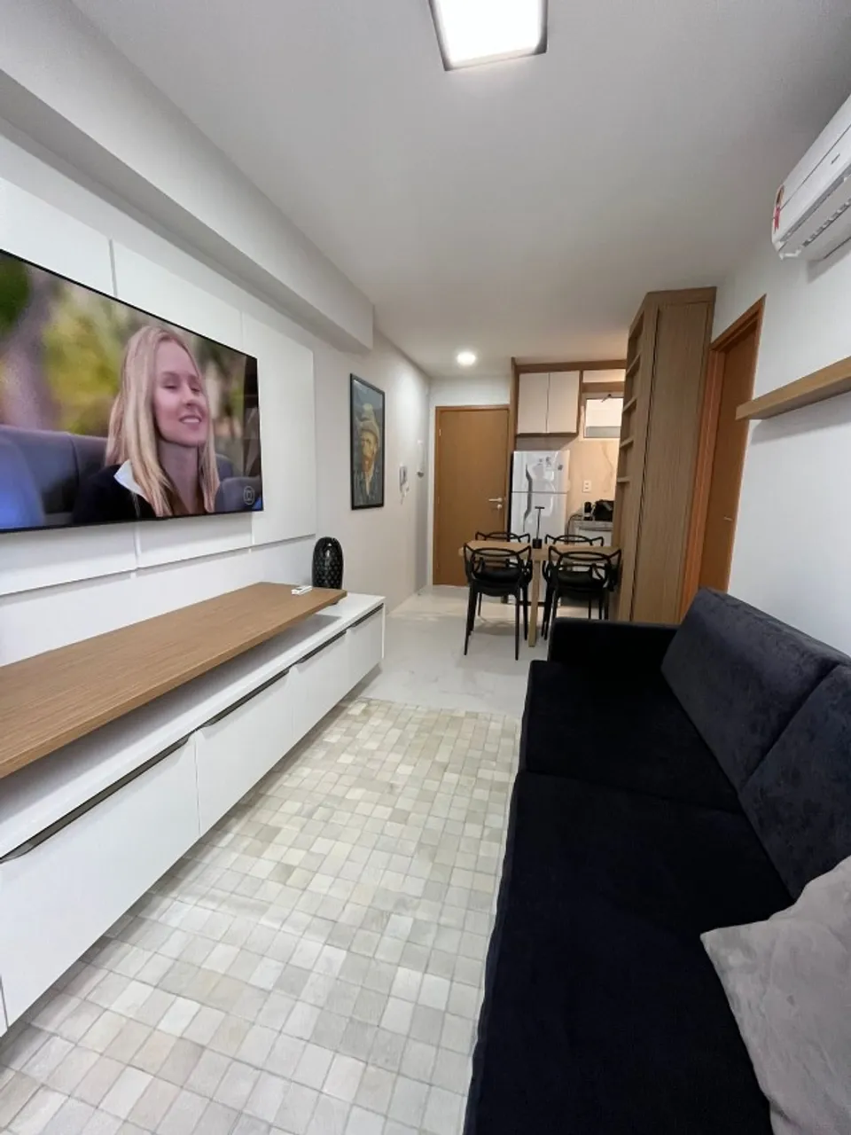 Excelente flat mobiliado no bairro das Graças