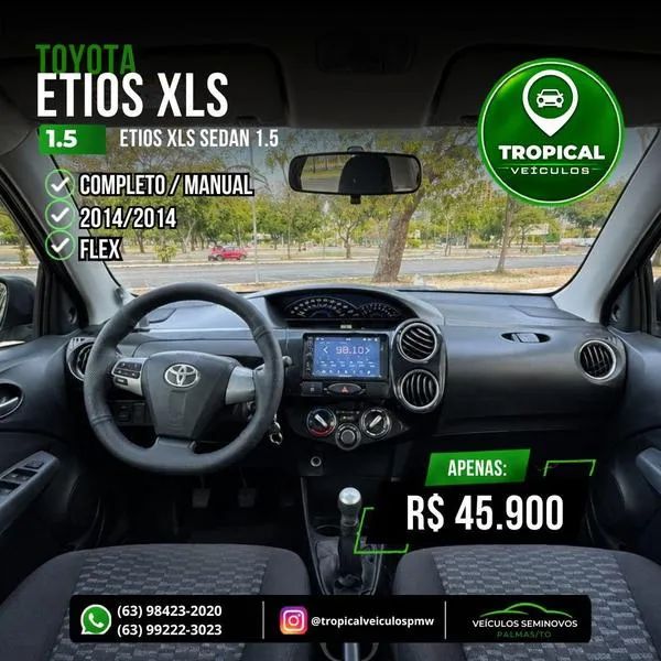 Toyota Etios 1.3 Flex 16V 5P Mec. 2014 - Foto 3