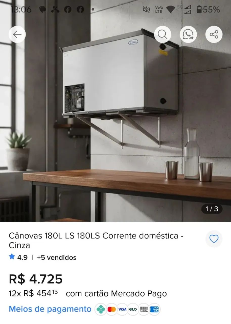 Bebedouro industrial 