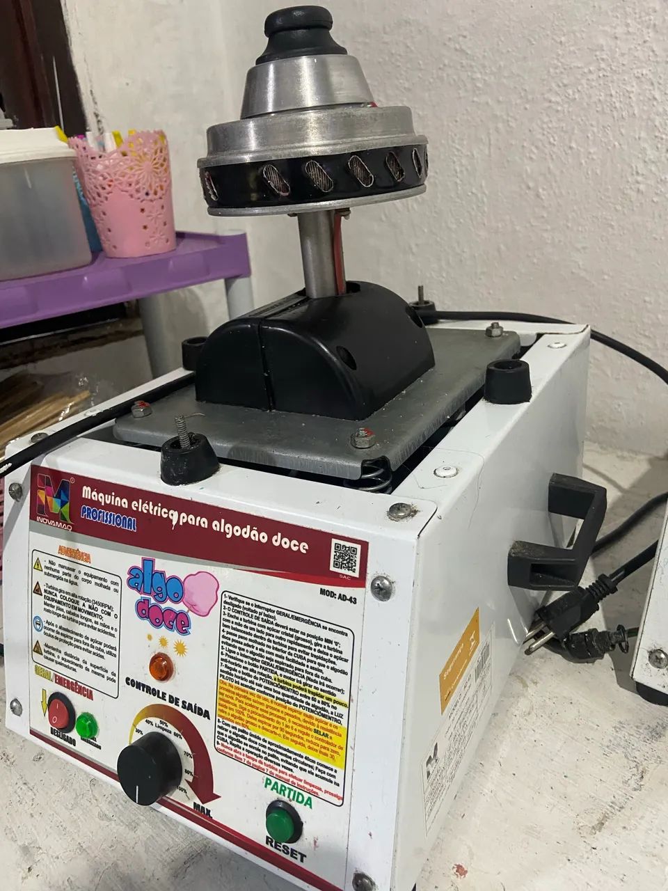 Máquina de algodão doce  - Foto 2