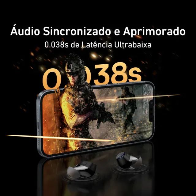 Fone Sem Fio Bluetooth Baseus Bowie WM03 -Entrega Grátis- - Foto 5