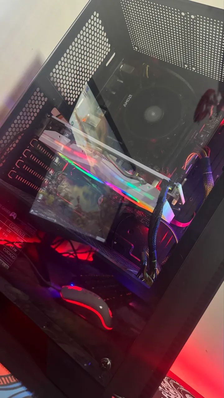Pc Gamer Ryzen 5 4500 - Aceito Troca e Cartão - Foto 3