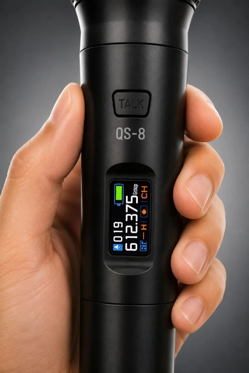 Microfone Sem Fio Dylan QS-8 Talkback Profissional - Foto 3