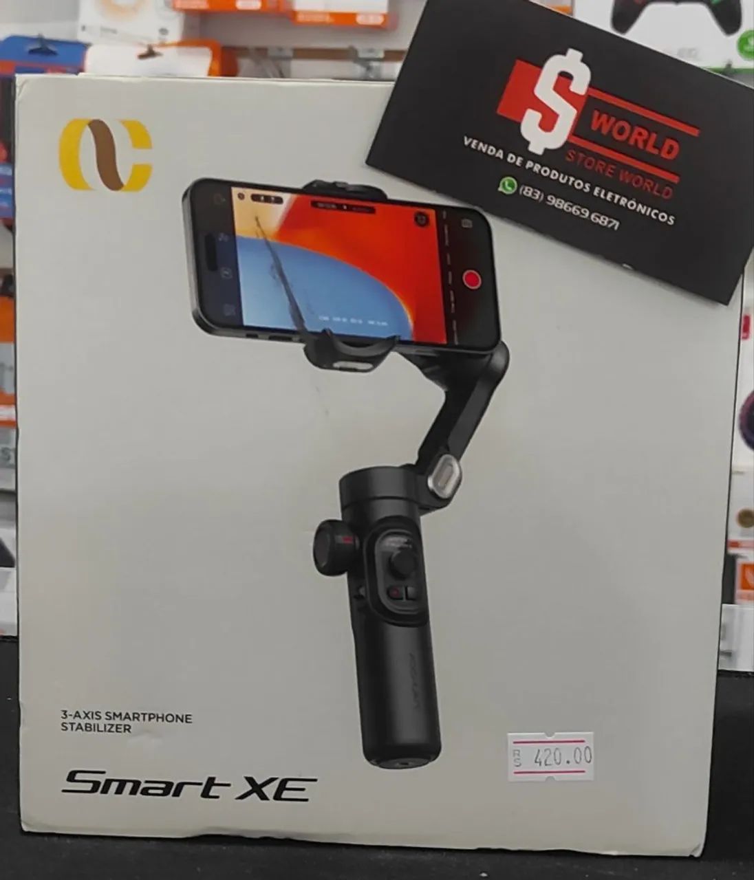 Gimbal estabilizador para celular - Store World 