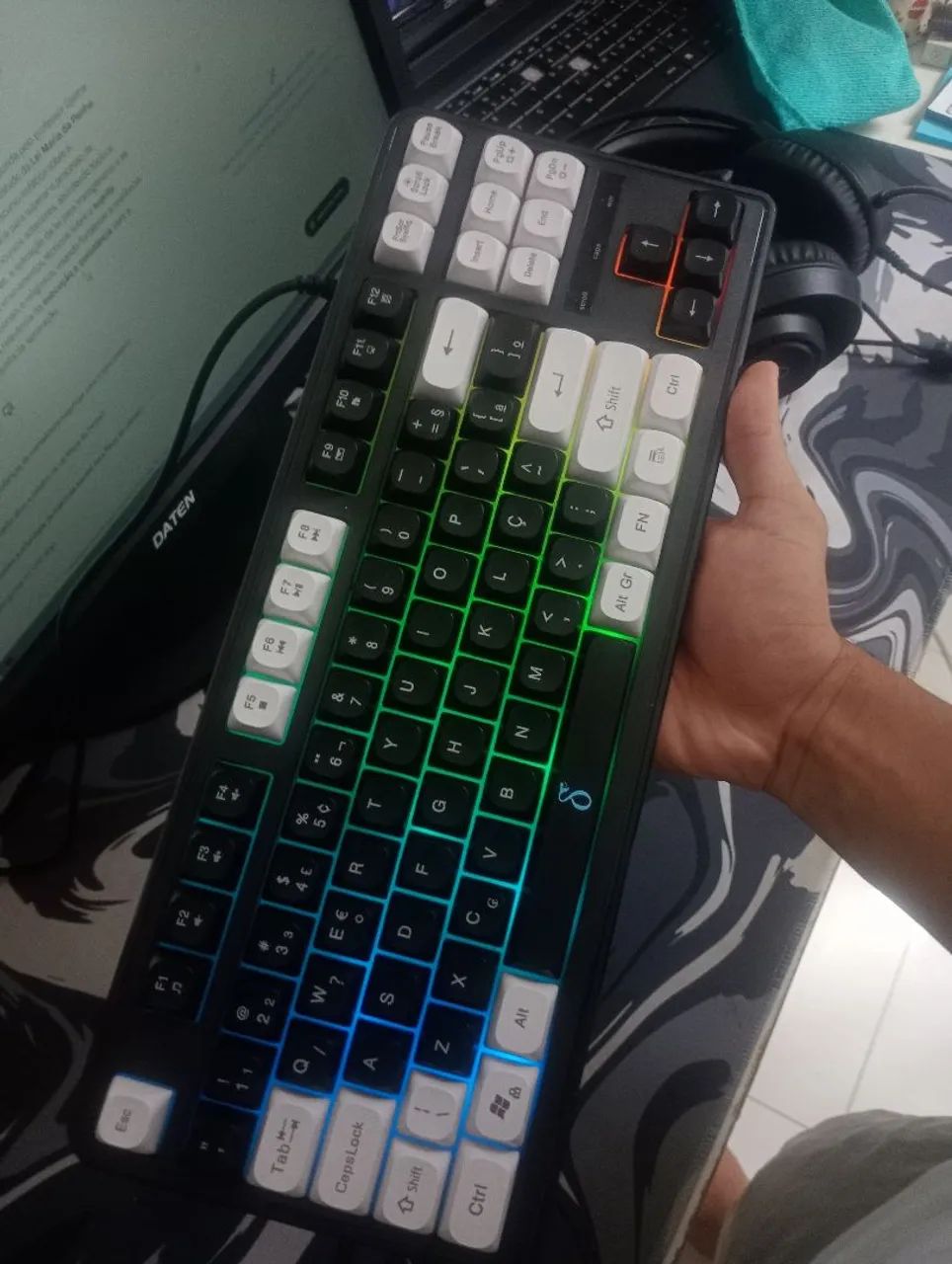 teclado gamer com led, novo! - Foto 5