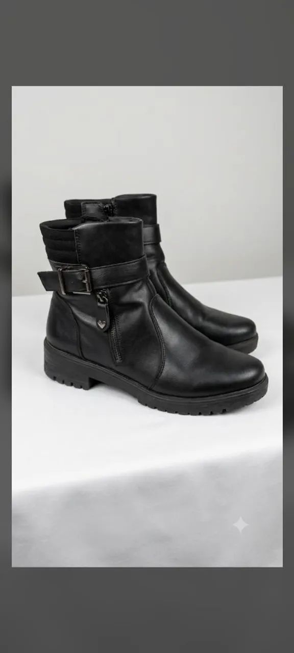 Bota feminina couro  - Foto 2