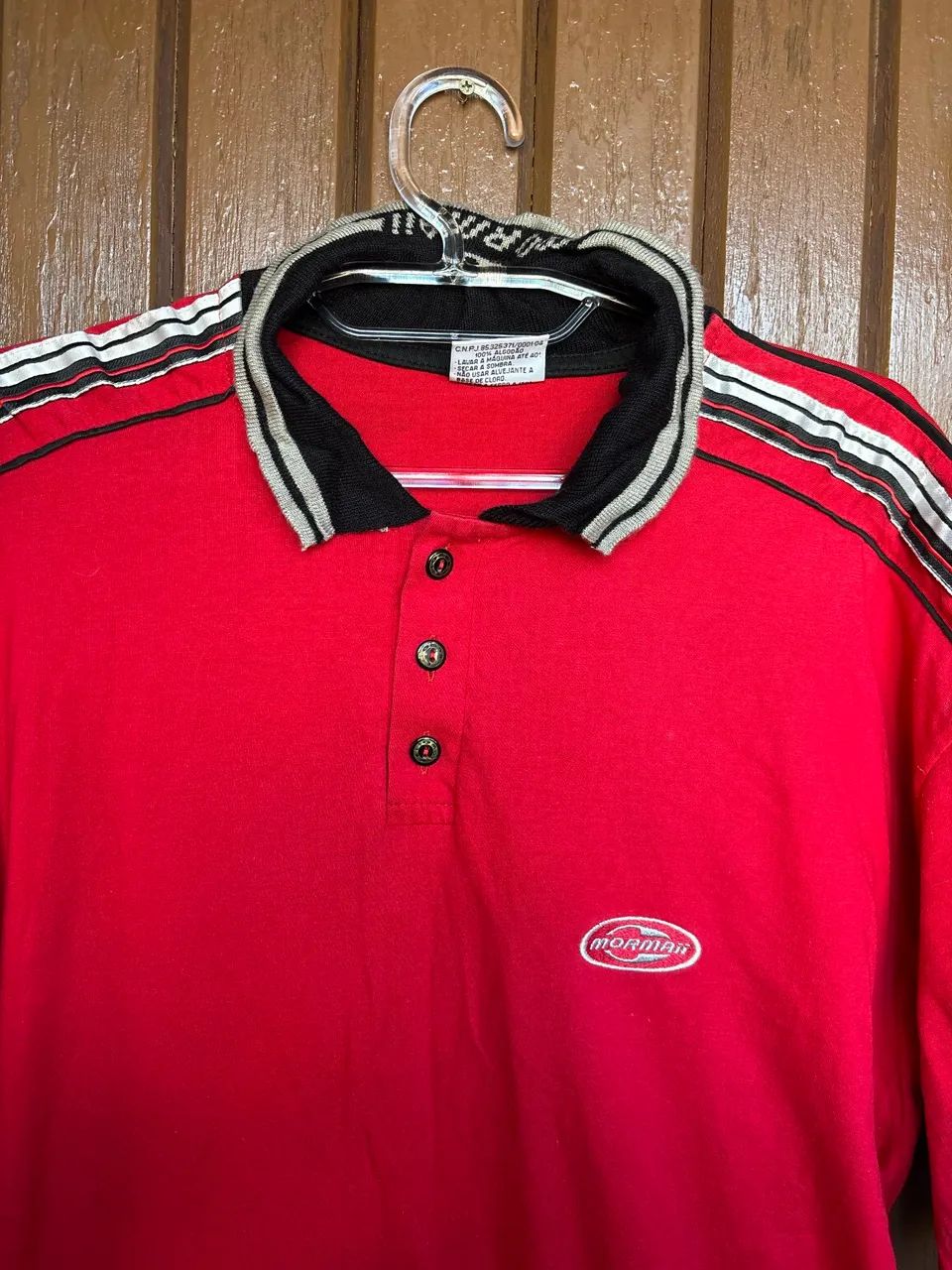 camiseta polo mormaii vermelha m - Foto 2