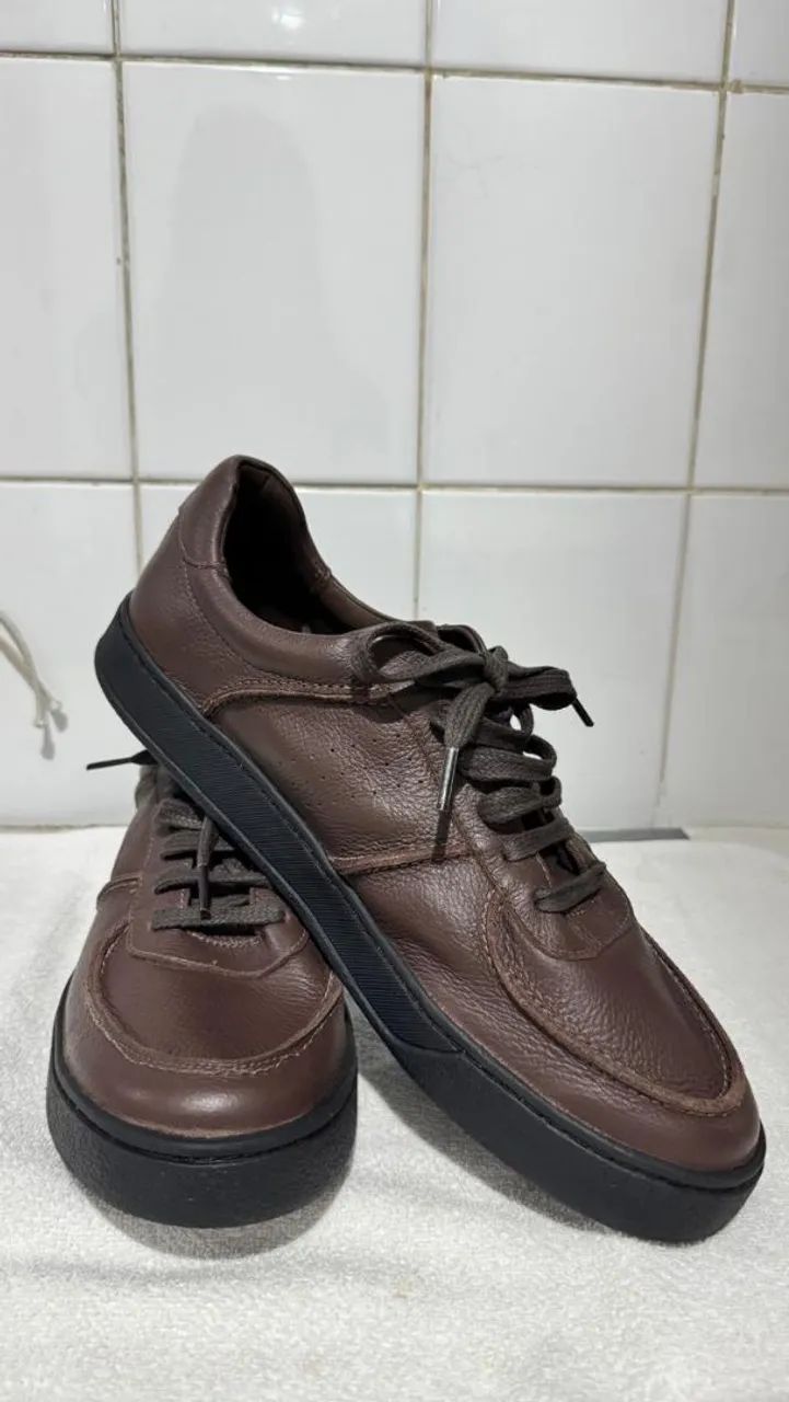 Sapato masculino couro  - Foto 3