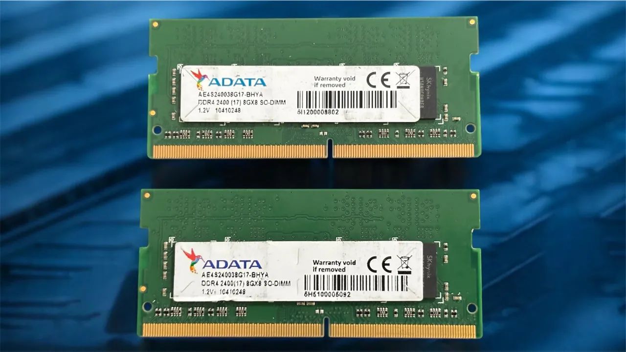 Memoria ram 16 gb ddr4 ( 8gb + 8gb ) adata
