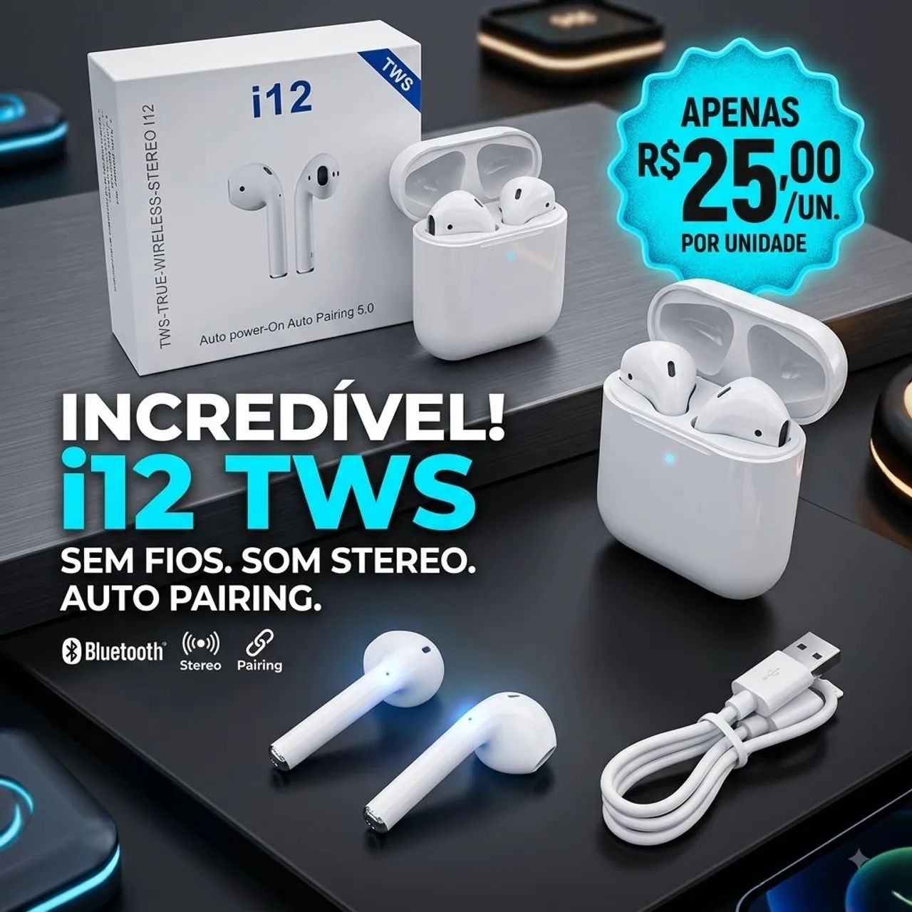 Fone tws i12