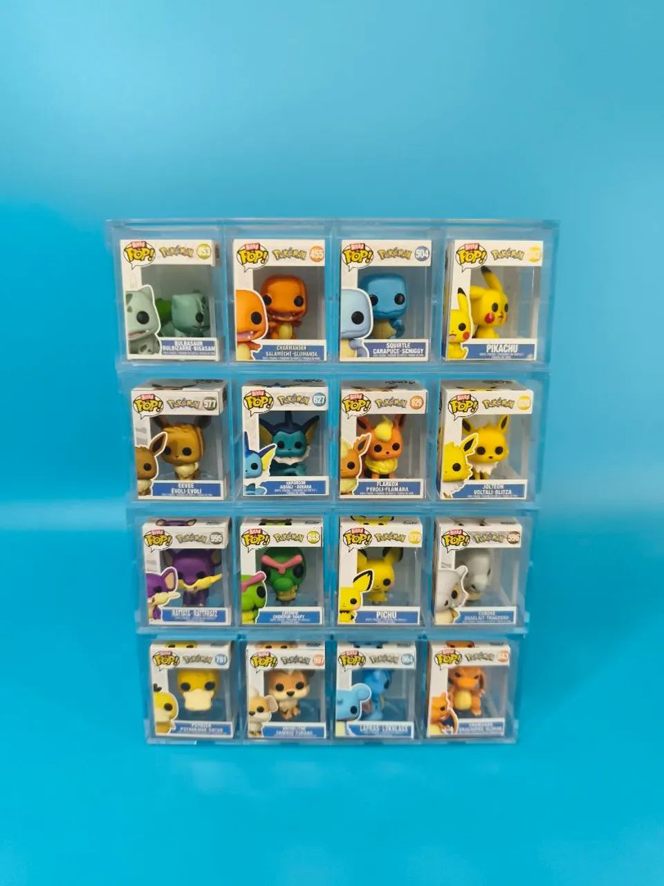 Coleção completa Bitty pop pokémon 