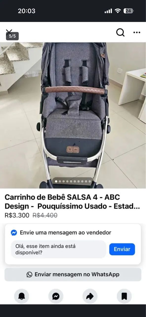 Carrinho de bebê ? - Foto 5