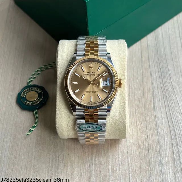 Relógio Rolex Datejust 36mm Super Clone Completo