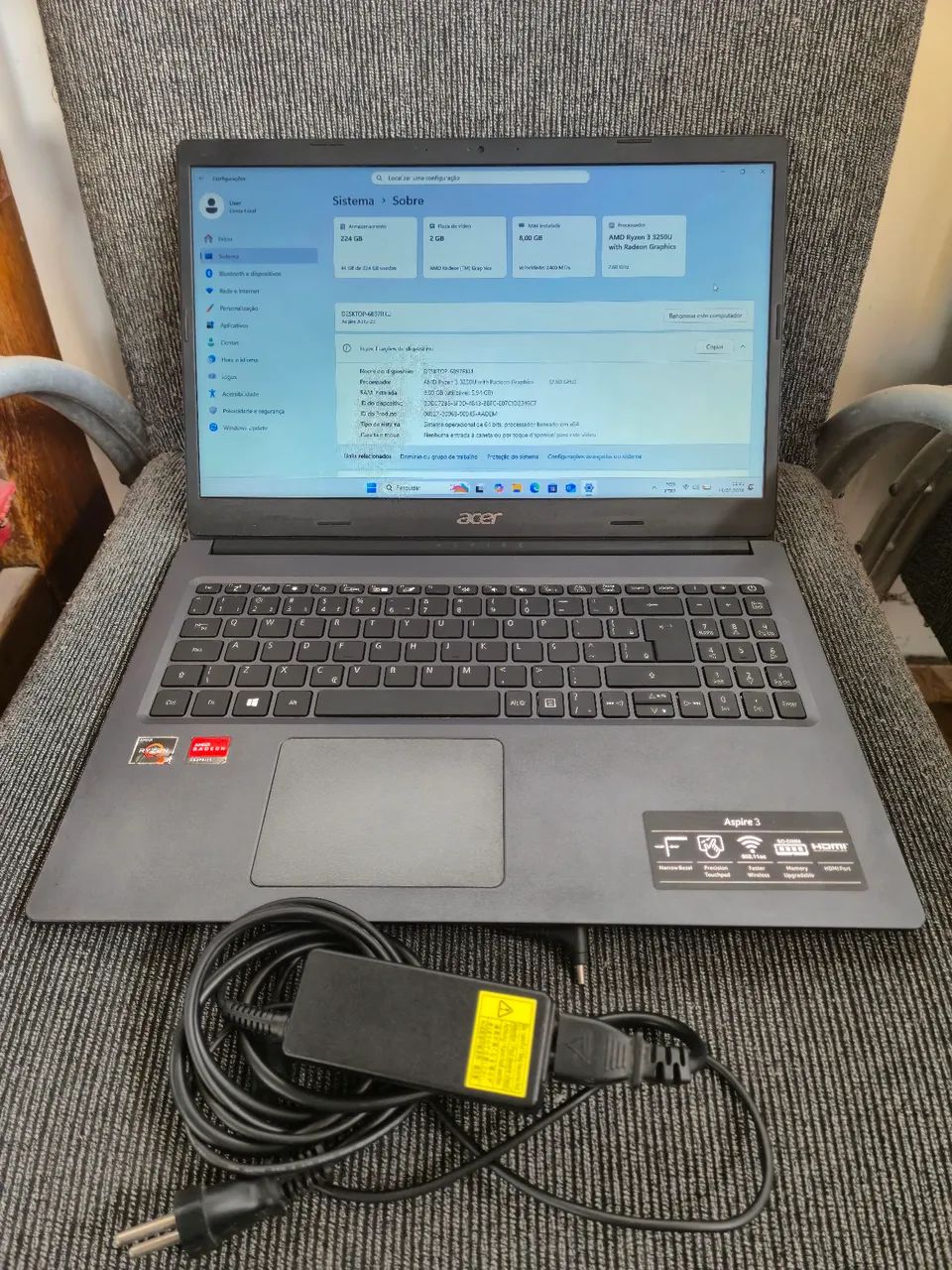 Notebook Acer Aspire A315