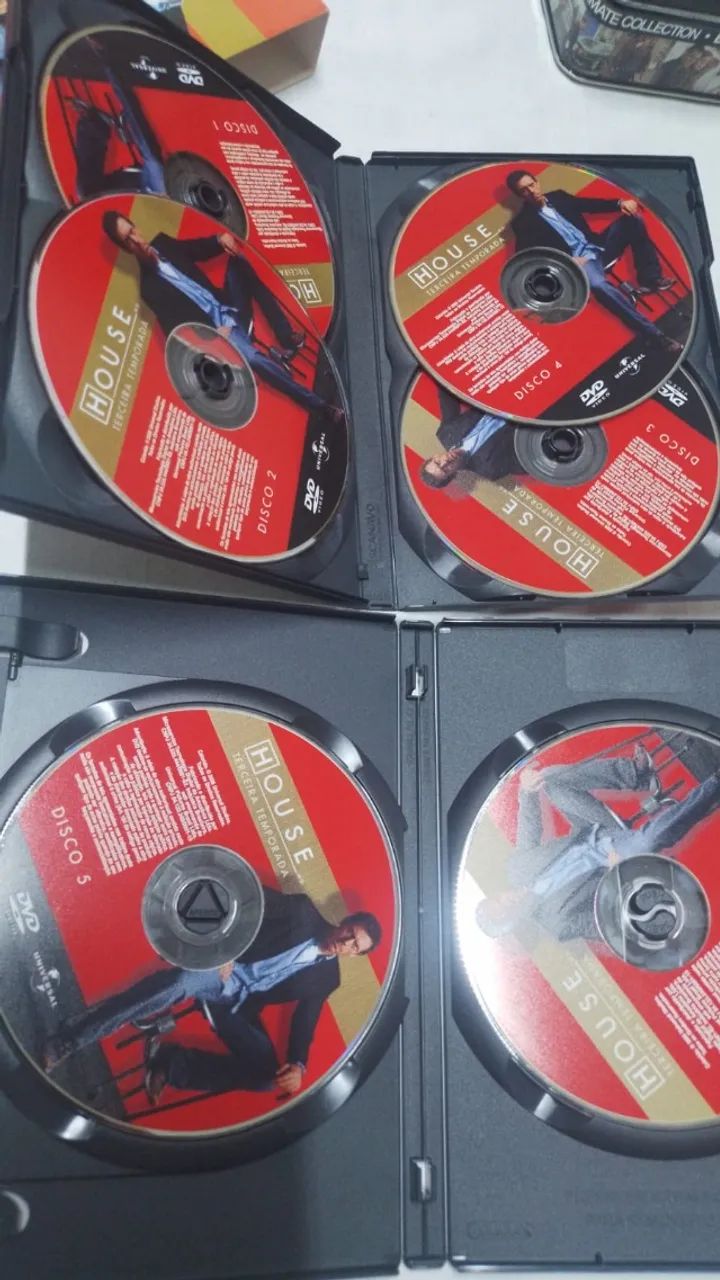 DVD Box House - Terceira Temporada - 6 Discos ( 24630 ) - Foto 5