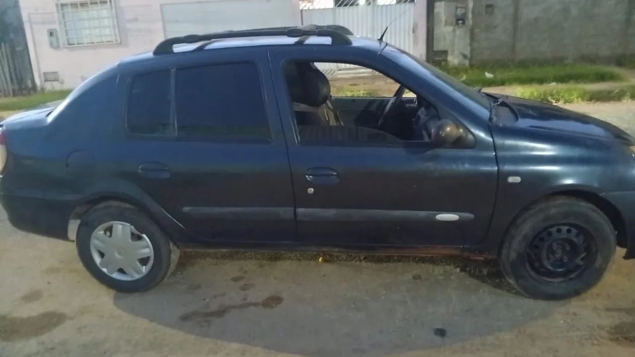 Renault Clio Sed. Authentique Hi-flex 1.0 16V 4P 2006 - Foto 3