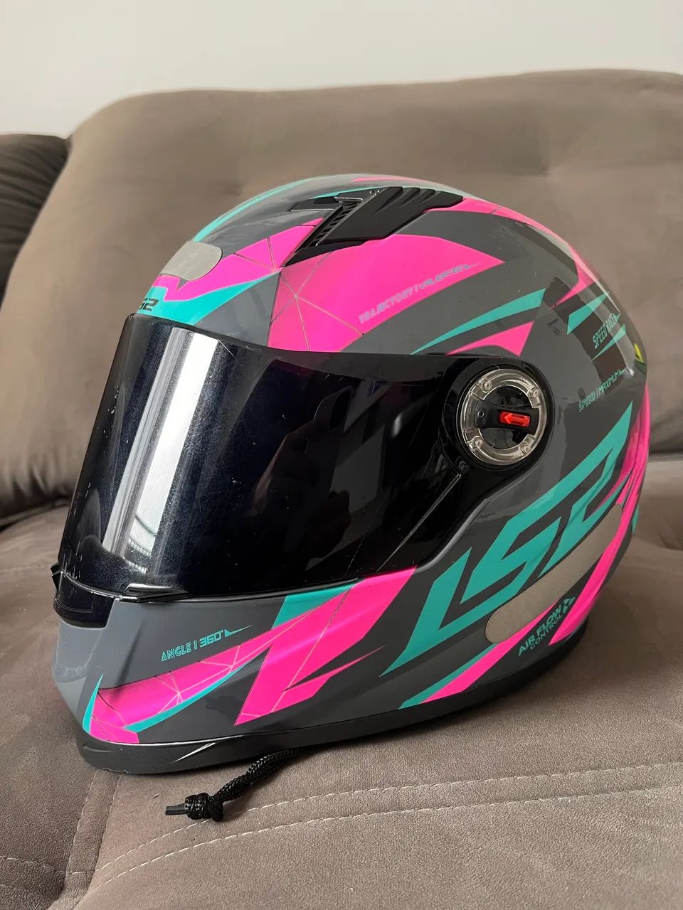 Vendo capacete Ls2 Ff358 Draze Rosa  Tamanho 54 - Foto 3