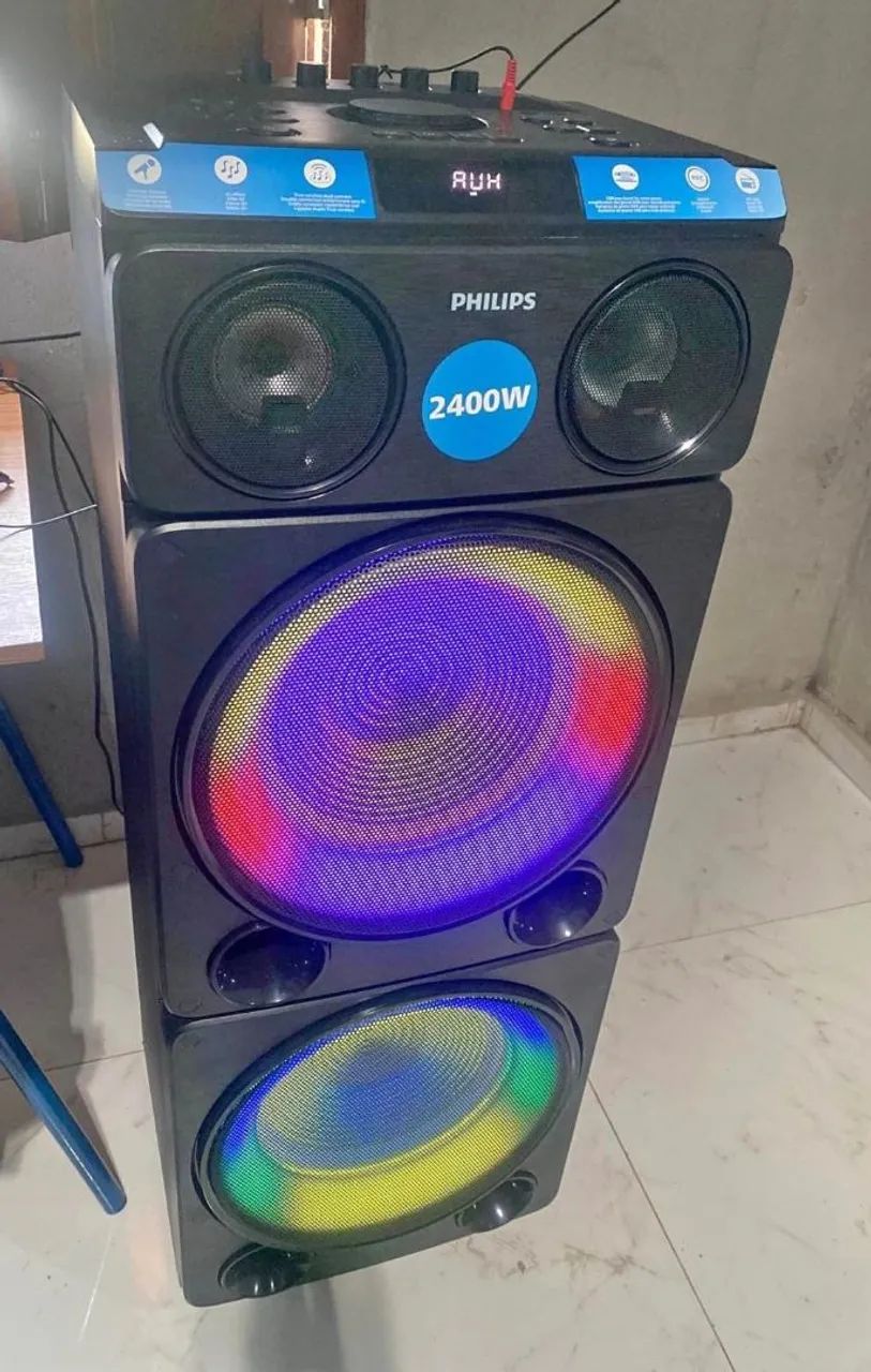 Caixa de som Phillips pra tocar em JBl  - Foto 4
