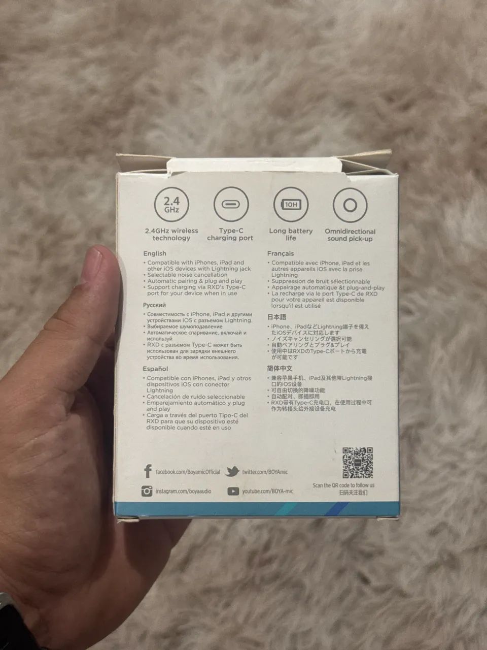 Microfone sem fio Boya para celular  - Foto 2