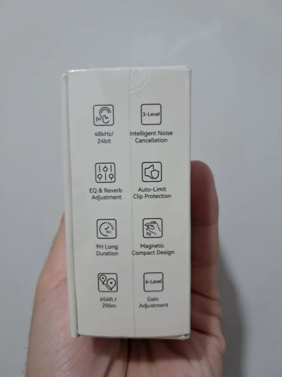 Microfone Lapela Sem Fio Hollyland Lark A1 Mini Duo USB-C - Lacrado - Foto 2