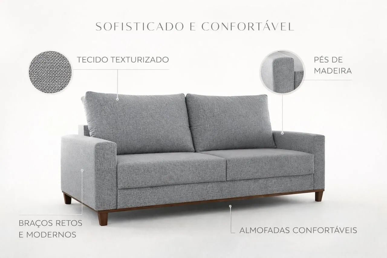Sofá elegância e conforto  - Foto 2