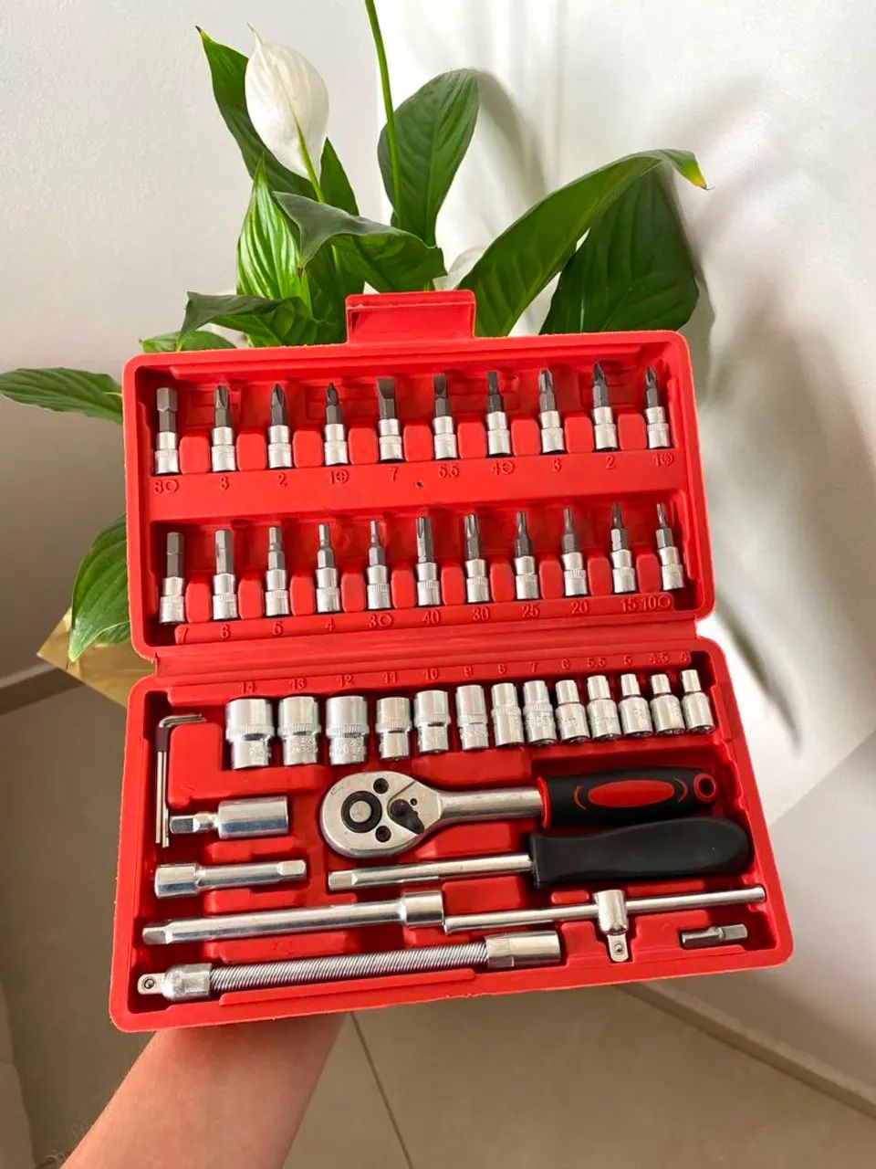 ? JOGO DE SOQUETES E BITS COM CATRACA - PRODUTO NOVO! ? - Foto 2