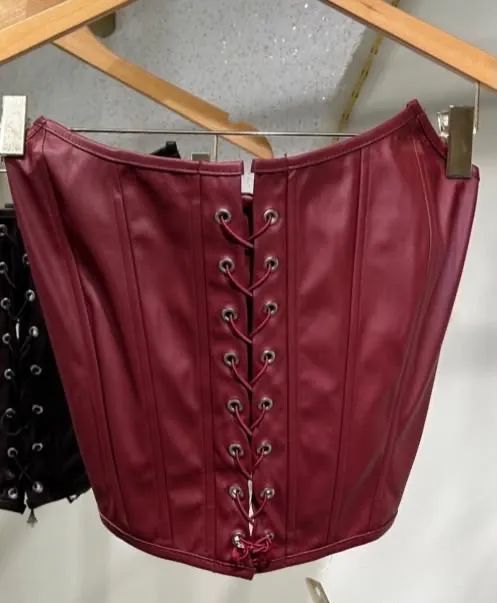 Corset vinho novo 