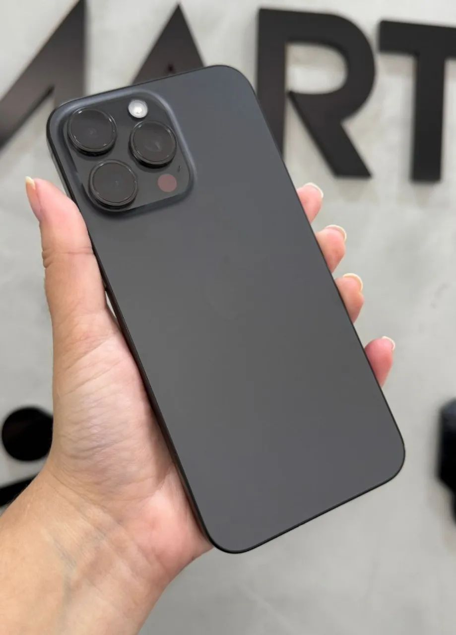 iPhone 15 Pro Max Black 256GB (Nota e 3 meses de garantia