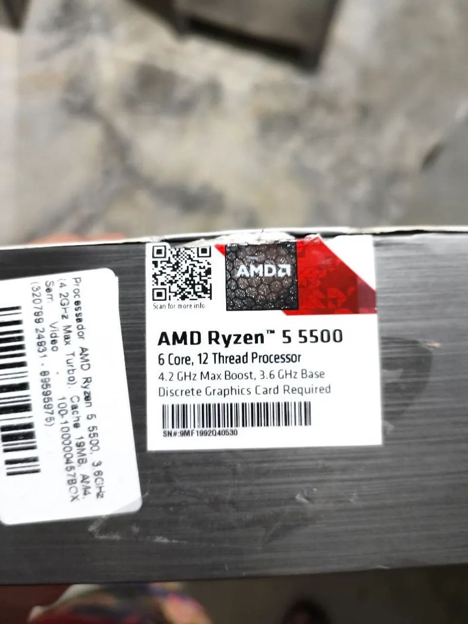Processador Ryzen 5 5500 com coller box  - Foto 4