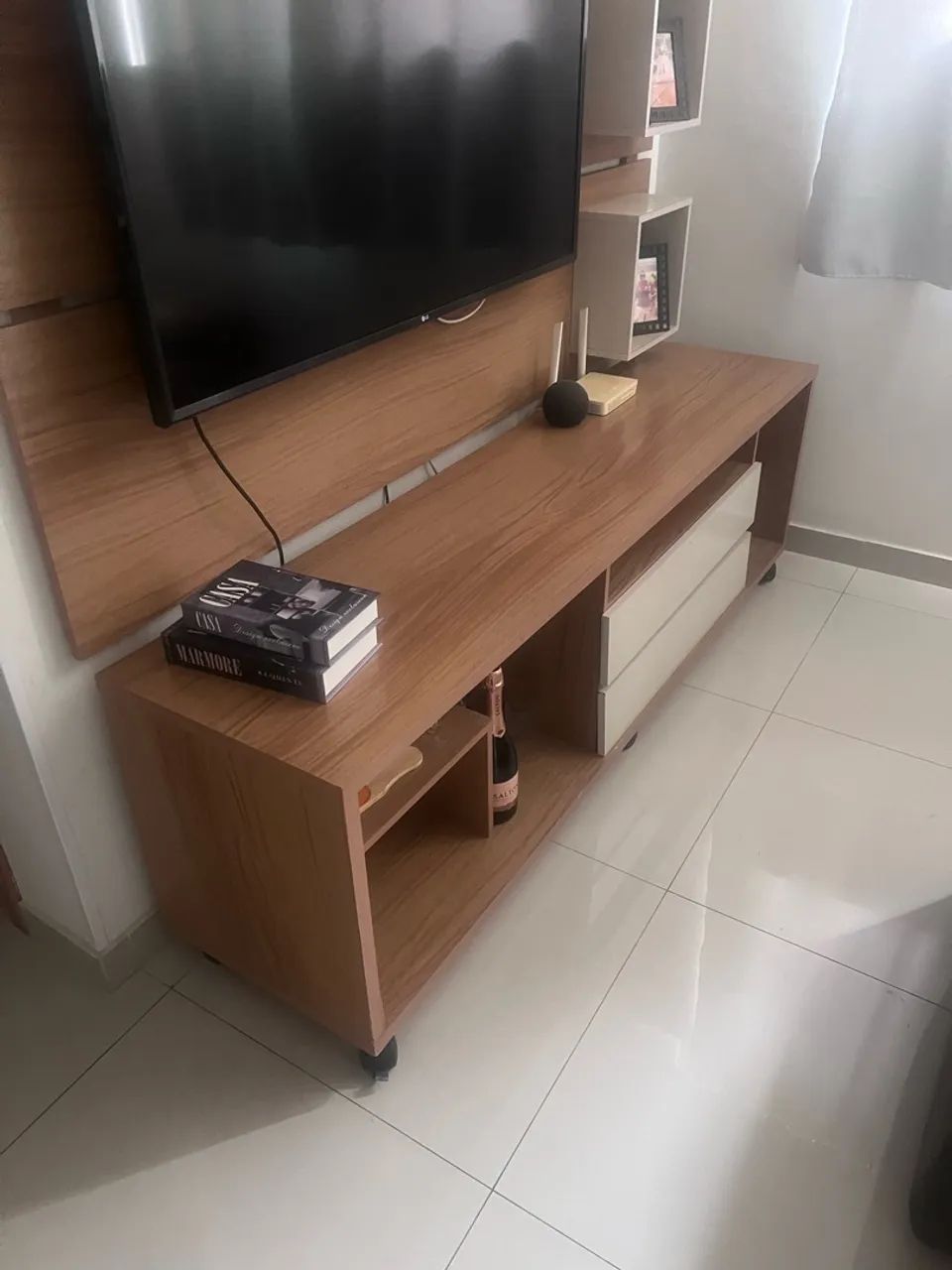 Mesa / rack e painel para sala - Foto 4