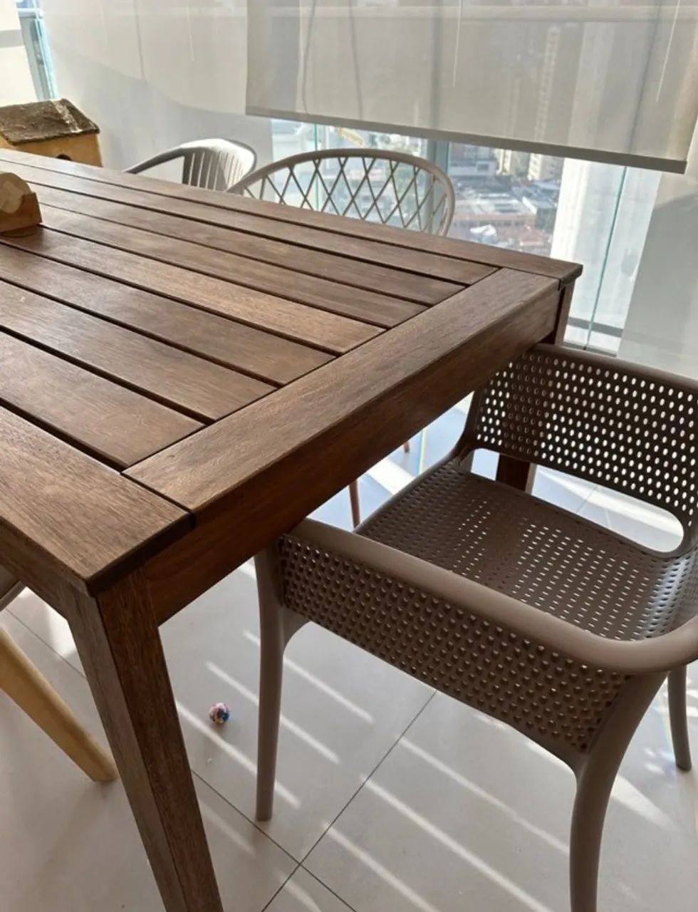 Mesa de Madeira Leme Tokstok 180x92 - Foto 2