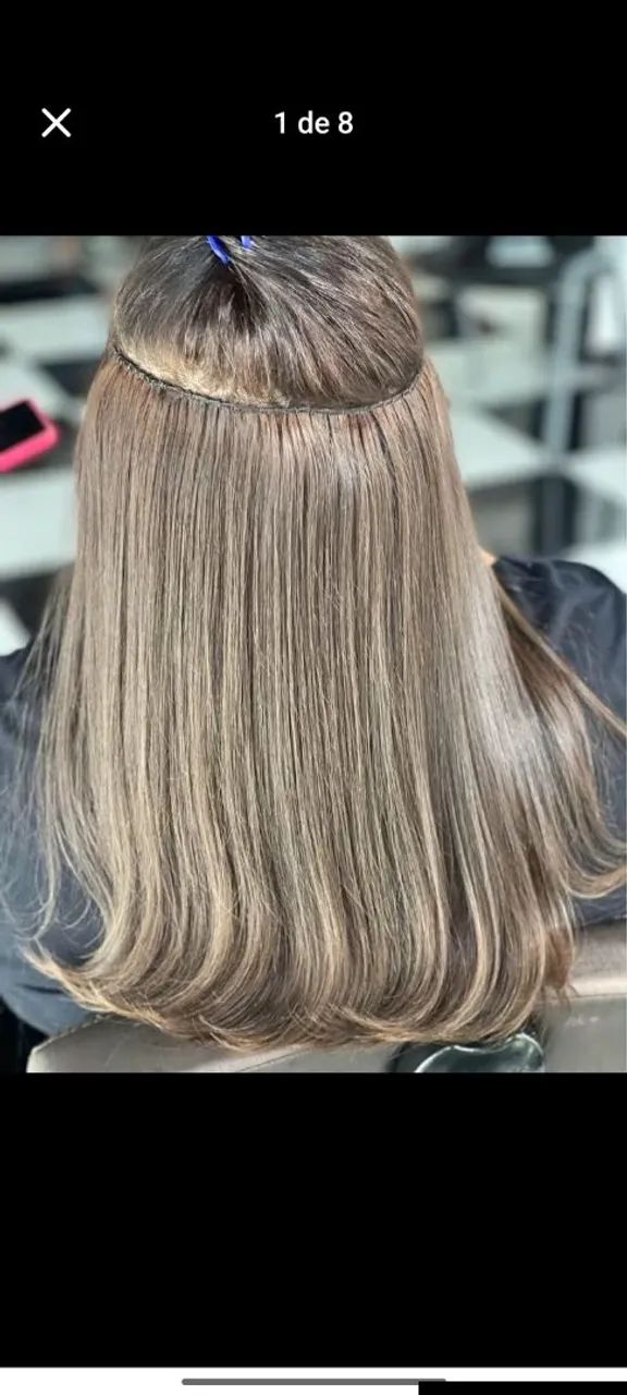  aplicação de mega hair 