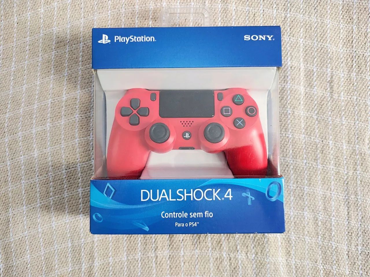 Dualshock 4 Vermelho Magma Original Lacrado - Peças e Acessórios