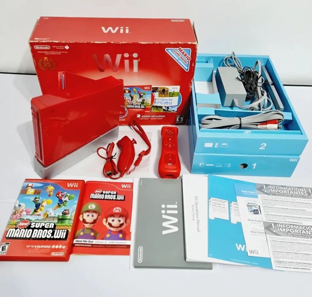 327- CONSOLE WII 25TH ANNIVERSARY RED